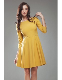 Dress women's with 3/4 sleeve flared bottom, Nife s19 2