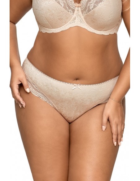 Stringi damskie Ava 925/S z subtelną koronką