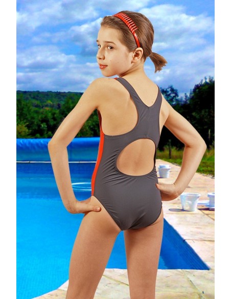 Swimsuit piece girls', Stanteks sk0036