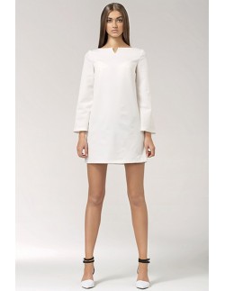 Sukienka damska krótka z długim rękawem, Nife s35 2