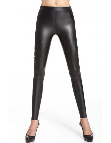 Legginsy lateksowe women's Bas Bleu Roxana