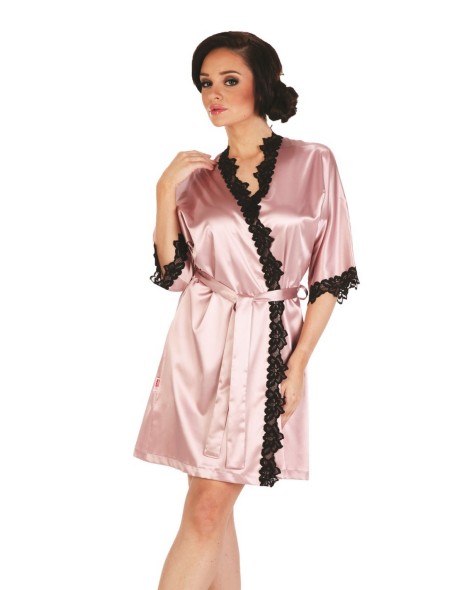 Kleoree bathrobe ladies' satin short, De...