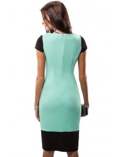 Sukienka damska ołówkowa z krótkim rękawem Enny 17048  2