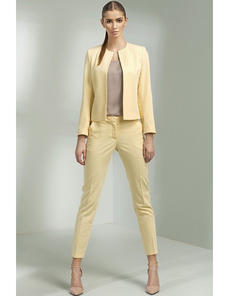 Spodnie damskie cygaretki w kant, Nife sd13