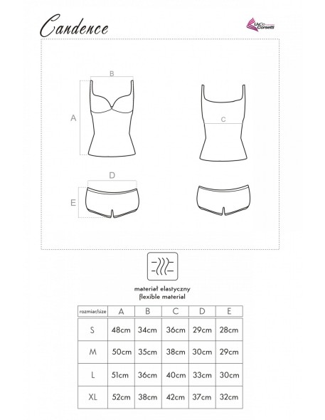 Candence pajamas camisole + shorts, Livia...