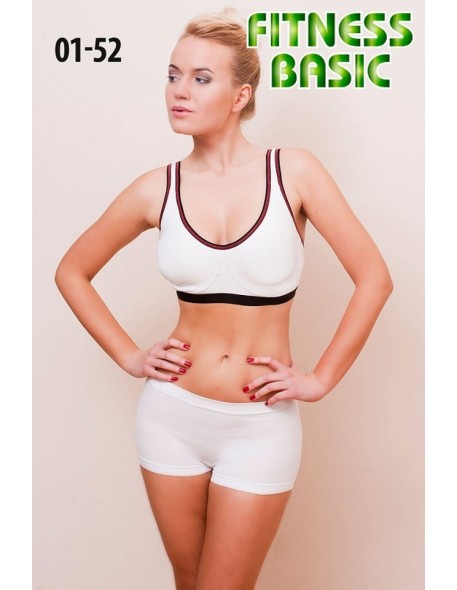 Sporty bra without underwire Hanna Style 01-52