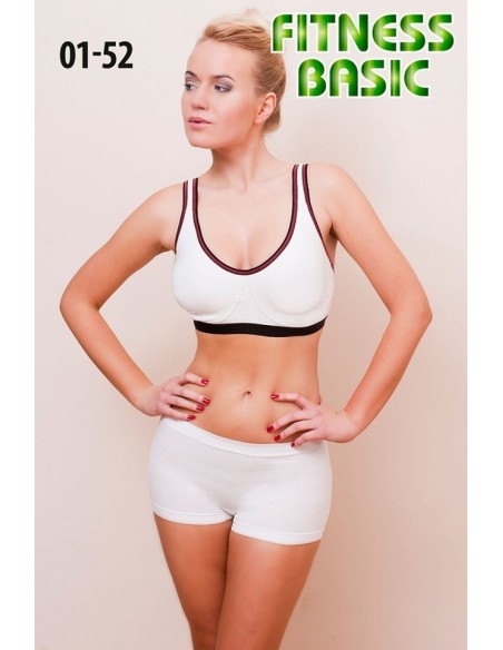 Sporty bra without underwire Hanna Style 01-52