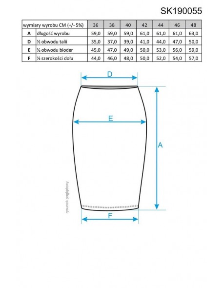 Skirt women's pencil skirt Enny 190055