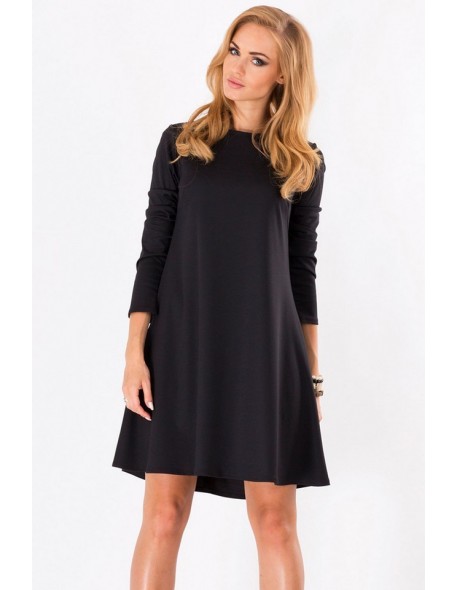 Dress women's trapezoidal with long sleeve,...