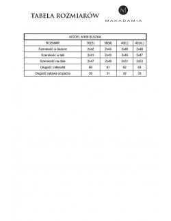 Blouse women's with a collar 3/4 sleeve, Makadamia m168 2