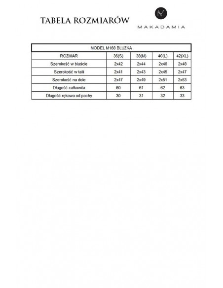 Blouse women's with a collar 3/4 sleeve, Makadamia m168