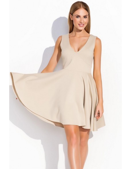 Sukienka damska bez rękawów rozkloszowana,...