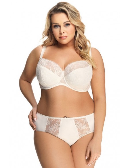 Figi damskie z wysokim stanem Gorsenia Blanca K358 