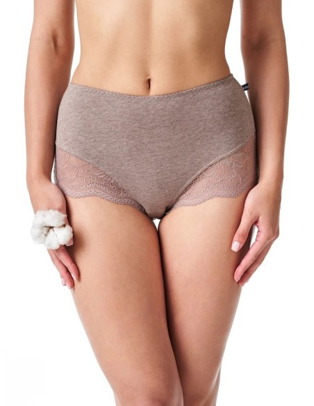 Panties briefs women's with wysokim stanem wielopak Key LPF 111 2-pack