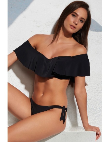 Bra bathing with flounce Krisline Beach espana black