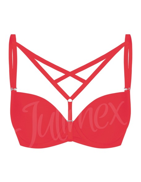 Decollete cross straps decorative, Julimex