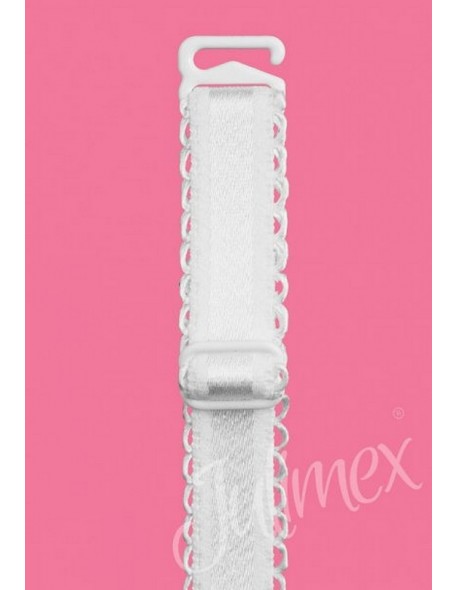Straps to a bra Material white 10mm, Julimex rb-394