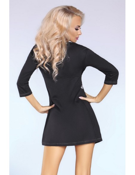 Zaria bathrobe thin black, Livia Corsetti lc 50037