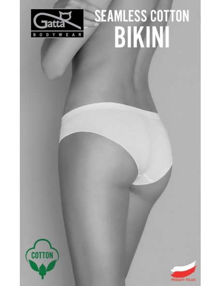 Figi damskie bezszwowe Gatta Seamless Cotton Bikini 