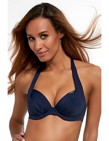 Bra bathing push up Krisline Beach brassiere navy blue