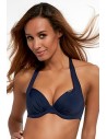 Bra bathing push up Krisline Beach brassiere navy blue