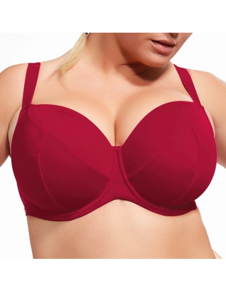 Bra bathing soft Krisline Beach claret