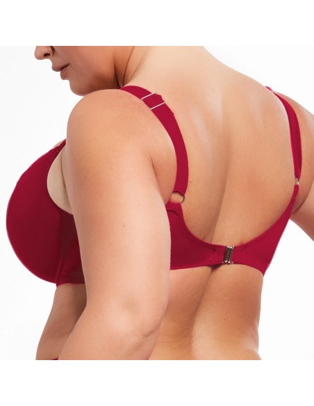 Bra bathing soft Krisline Beach claret