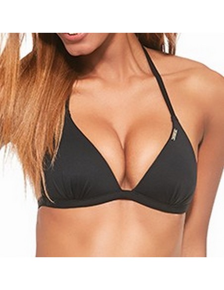 Biustonosz kąpielowy push up Krisline Beach bustier czarny 