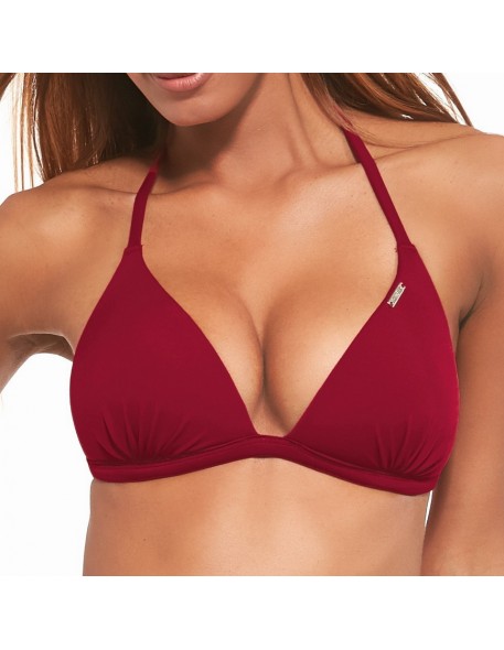 Bra bathing push up Krisline Beach bustier claret