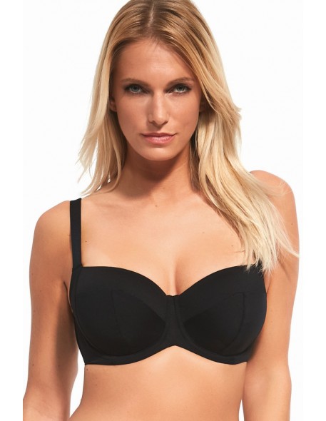 Bra bathing Krisline Beach soft side support black