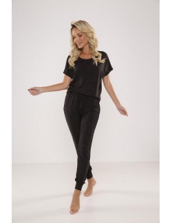 Paula piżama damska krótki rękaw, De Lafense 524 2