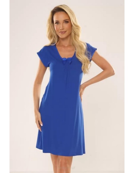 Visa koszula nocna damska krótki rękaw 3xl-4xl, De Lafense 874