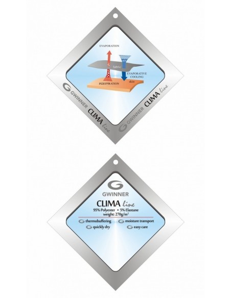 Legginsy sportowe damskie modelujące długie Gwinner Slimming Climaline 