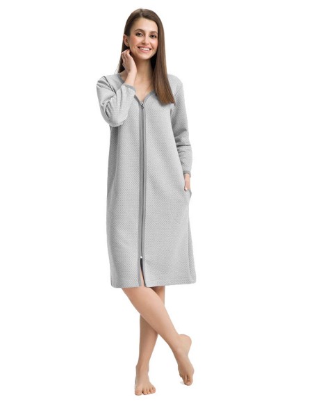 Bathrobe ladies' na zipper m-2xl, Luna 214