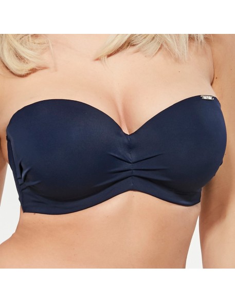 Bra bathing strapless Krisline Beach mhm navy blue