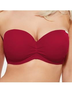 Bra bathing strapless Krisline Beach mhm claret 2