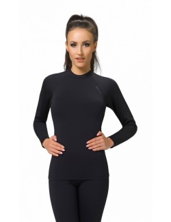 T-shirt thermoactive women's long sleeves black Gwinner...