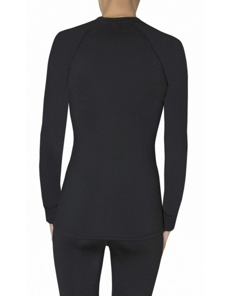 T-shirt thermoactive women's long sleeves black Gwinner top And