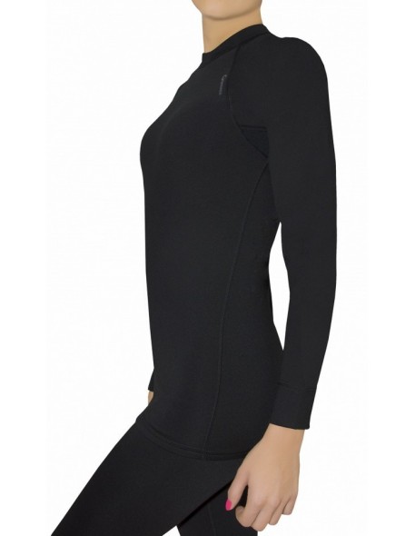 T-shirt thermoactive women's long sleeves black...