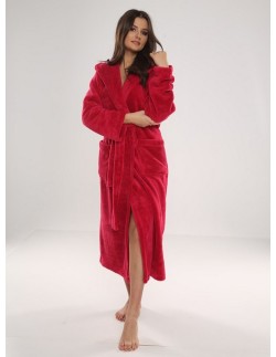 Luna ii bathrobe long with hood, De Lafense 807