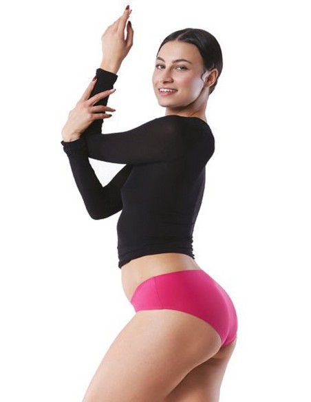 Simple panty majtki figi damskie bezszwowe wykończenie, Julimex lingerie