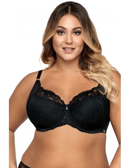 Biustonosz balkonetka Ava 1559 z delikatną koronką