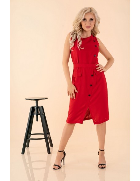 Eqalisa sukienka damska midi bez rękawów...