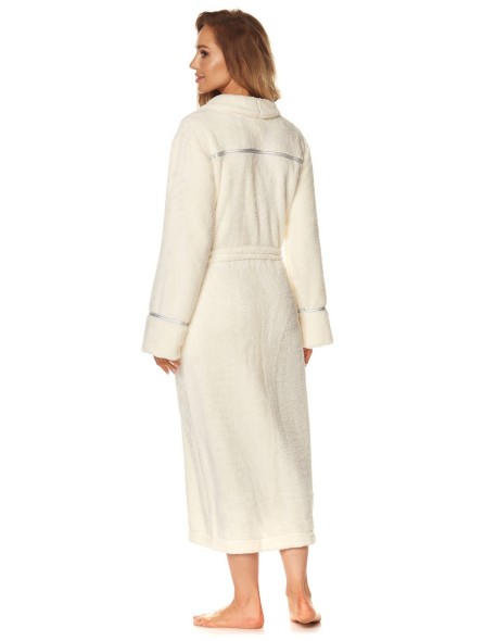 Bathrobe ladies' ciepły long L&L Satyn 2084