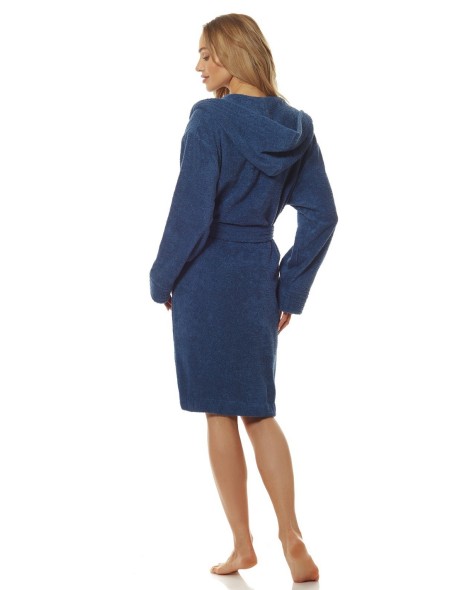 Bathrobe ladies' bawełniany short with hood L&L...