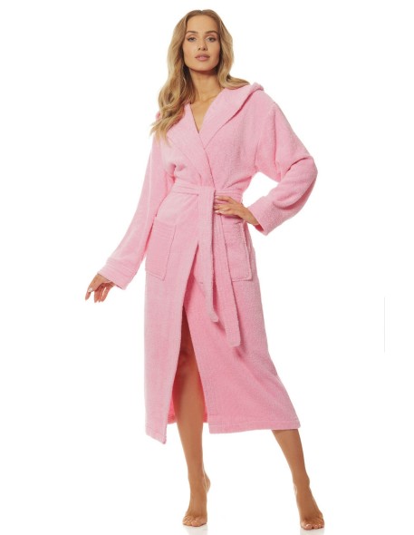 Bathrobe ladies' bawełniany long with hood L&L...