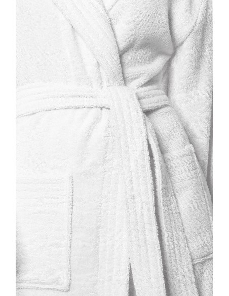 Bathrobe ladies' bawełniany long with hood L&L 2102