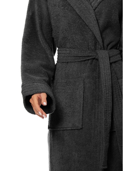 Bathrobe ladies' bawełniany long with hood L&L...