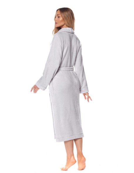 Bathrobe ladies' ciepły long L&L Flower 2123