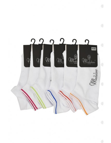 Socks with cotton Mediolano footers